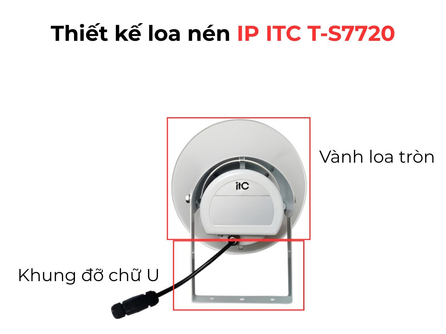 Loa Nén IP ITC T-S7720 Chính Hãng - Hình 3