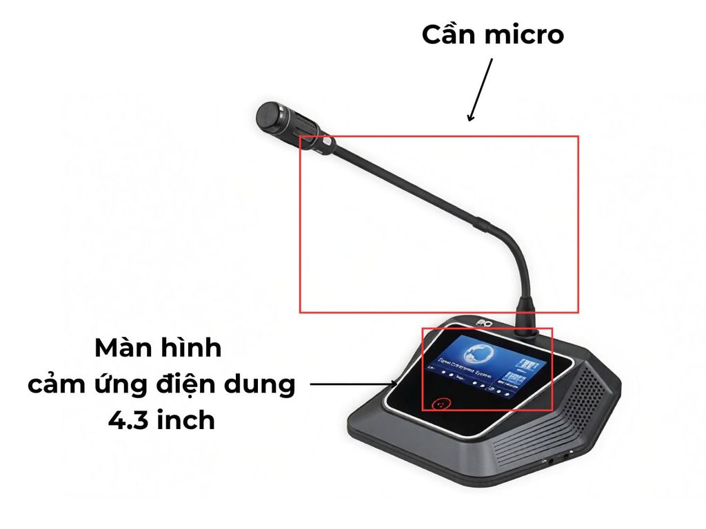 Micro Đại Biểu ITC TS-0205A Chính Hãng - Hình 3