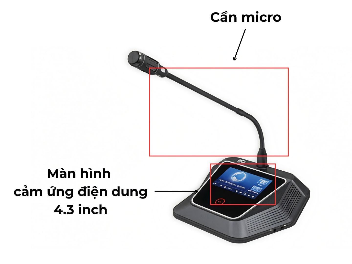 Micro Đại Biểu ITC TS-0205A Chính Hãng - Hình 3