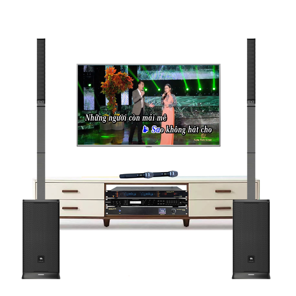 Bộ Dàn Karaoke Cao Cấp JBL TVA 212022 (JBL Eon One MKII + Mixer Apollo + Navison Audio No.86+ Navison N.608) - Hình 1
