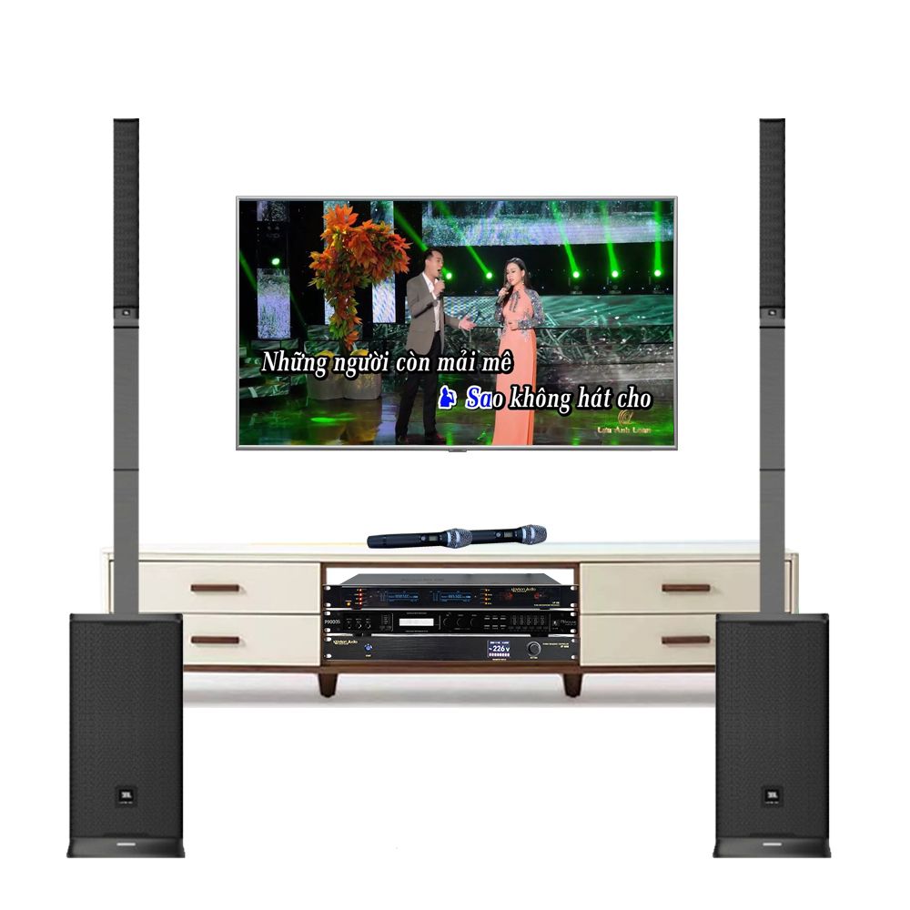 Bộ Dàn Karaoke Cao Cấp JBL TVA 212022 (JBL Eon One MKII + Mixer Apollo + Navison Audio No.86+ Navison N.608) - Hình 1