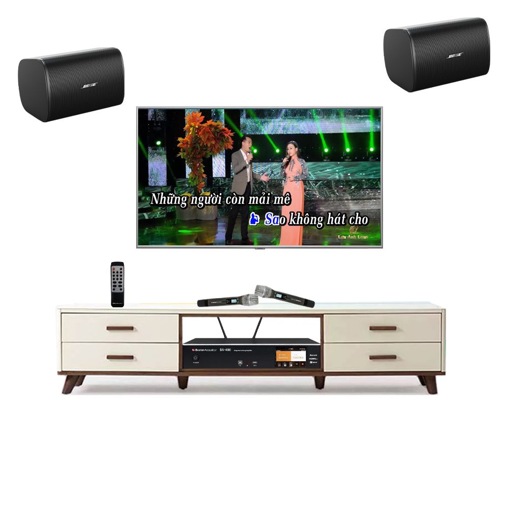Bộ Dàn Karaoke Gia Đình Bose TVA 242022 (Bose DesignMax DM6S + Boston Acoustic BA400) - Hình 1