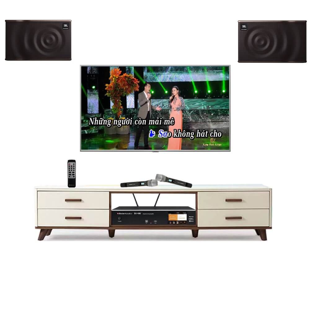 Dàn Karaoke Gia Đình JBL TVA 372022 (JBL MK12 + Boston Acoustic BA400) - Hình 1
