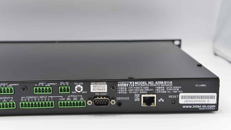Bộ Phát Thông Tin Sơ Tán Tự Động Inter-M ARM-911A Giá Tốt - Hình 5