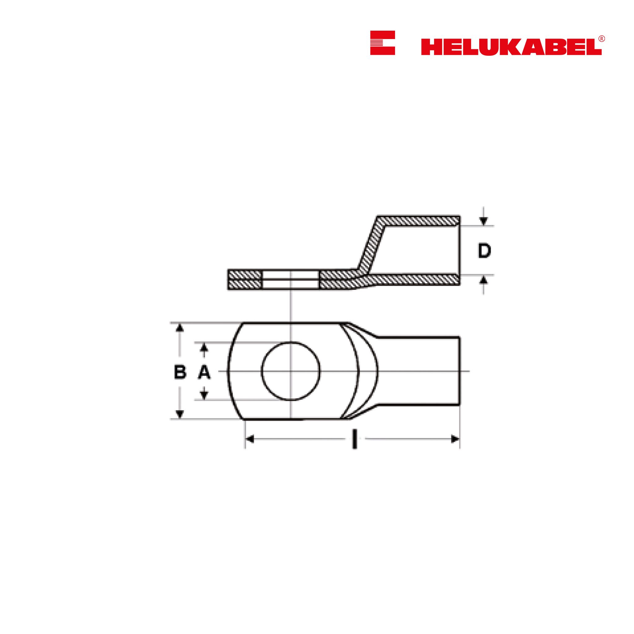  Đầu cos HELU-S-PK-AL/CU 