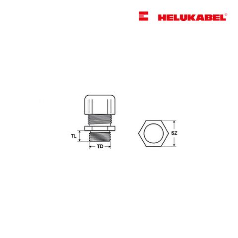  Ốc siết cáp HSK-PVDF 
