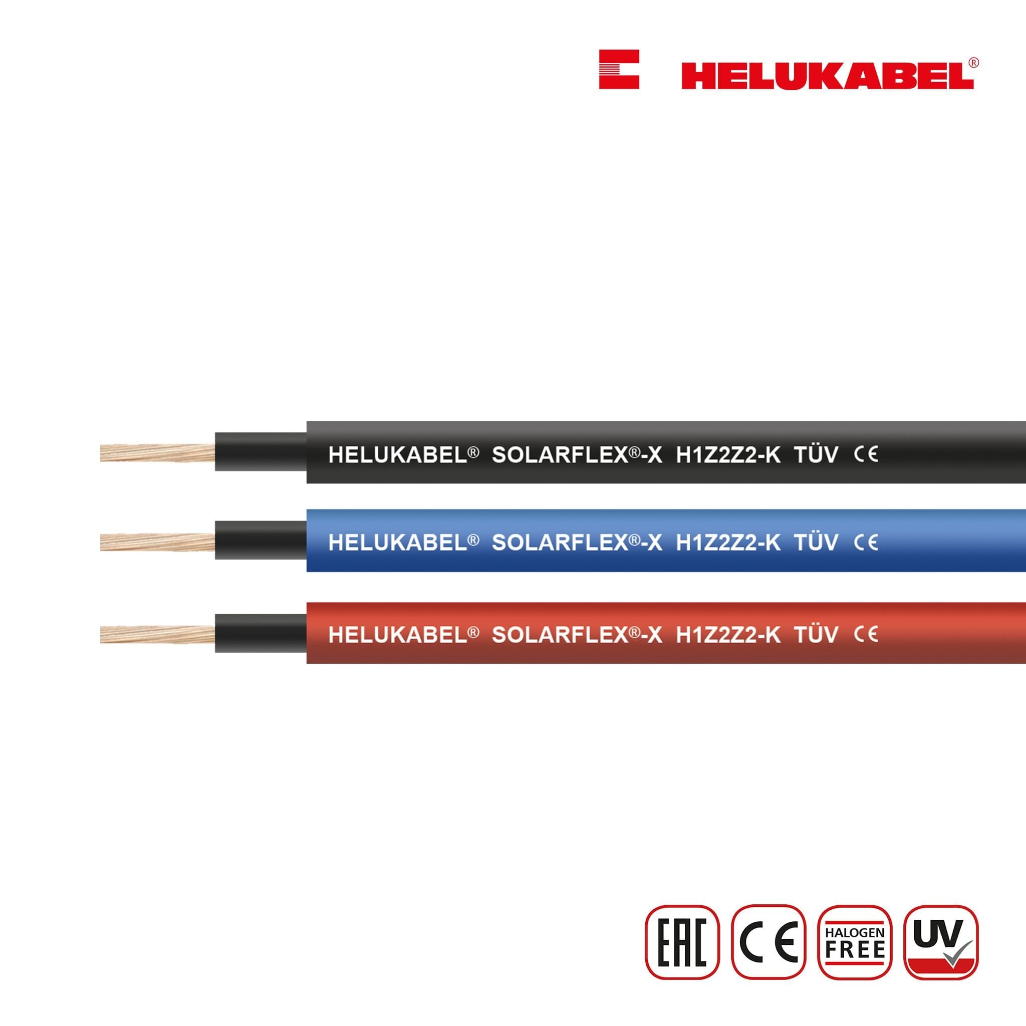  Dây cáp DC HELUKABEL SOLARFLEX®-X H1Z2Z2-K chính hãng từ ĐỨC 