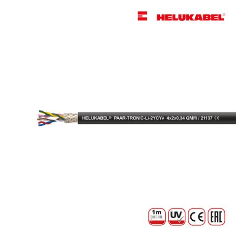  Dây cáp dữ liệu HELUKABEL PAAR-TRONIC-Li-2YCYv chính hãng từ ĐỨC | Bán lẻ theo mét 