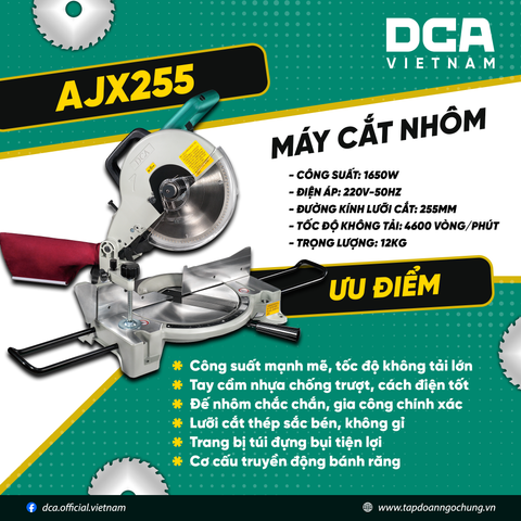 Máy cắt nhôm AJX255
