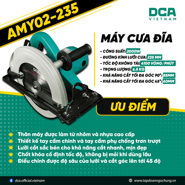 Máy cưa đĩa AMY02-235