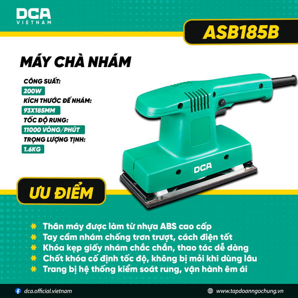Máy chà nhám ASB185B