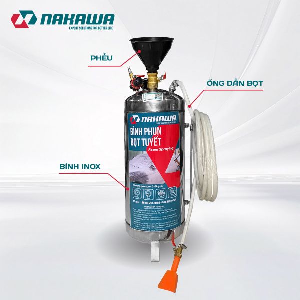 Bình phun bọt tuyết NAKAWA BB-20L