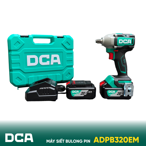 Máy Siết Bu Lông Dùng Pin DCA ADPB320EM