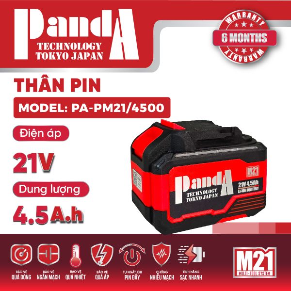 PIN 21V 4.5Ah PANDA PA-PM21/4500
