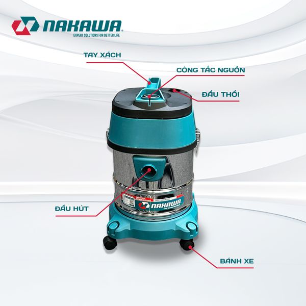 Máy hút bụi công nghiệp NAKAWA NK-HB25L