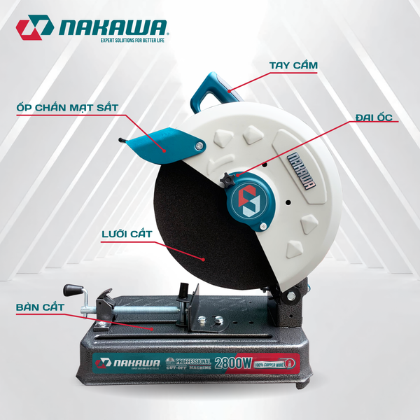 Máy cắt sắt NAKAWA NK-CM356