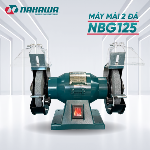 Máy mài 2 đá NAKAWA NBG125
