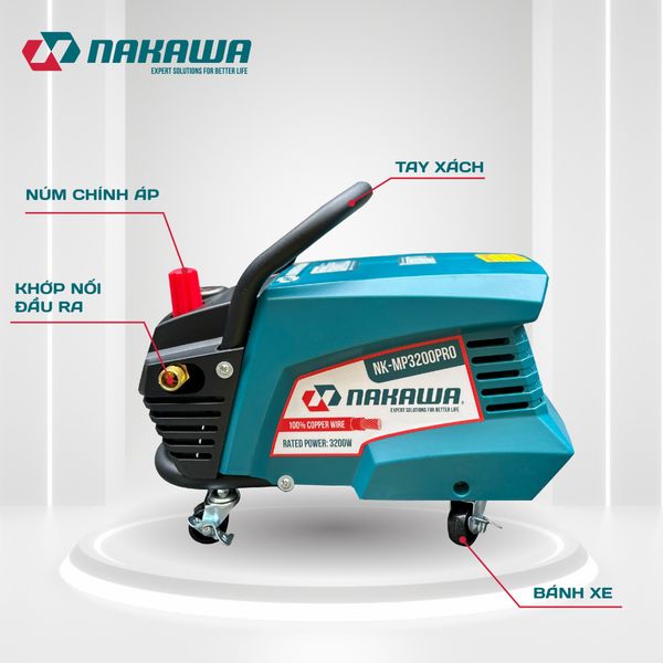 Máy phun áp lực cao NAKAWA NK-MP3200PRO