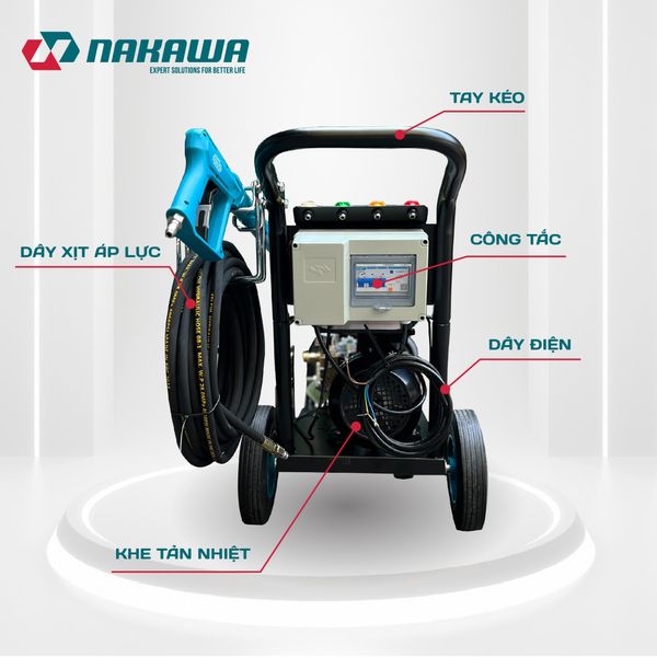 Máy phun áp lực cao công nghiệp Nakawa TX-40