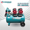 Máy nén khí không dầu, tốc nhanh, siêu êm NK-56H52L - 52 lít