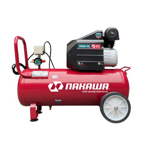 Máy Nén Khí đầu liền 2 tụ NAKAWA NK55PRO