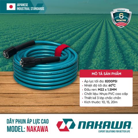 Dây áp lực dùng cho máy phun xách tay NAKAWA