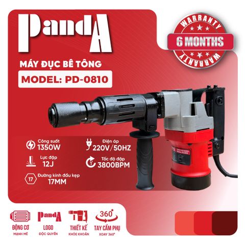 Máy khoan đục bê tông PANDA PD-0810
