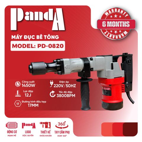 Máy khoan đục bê tông PANDA PD-0820
