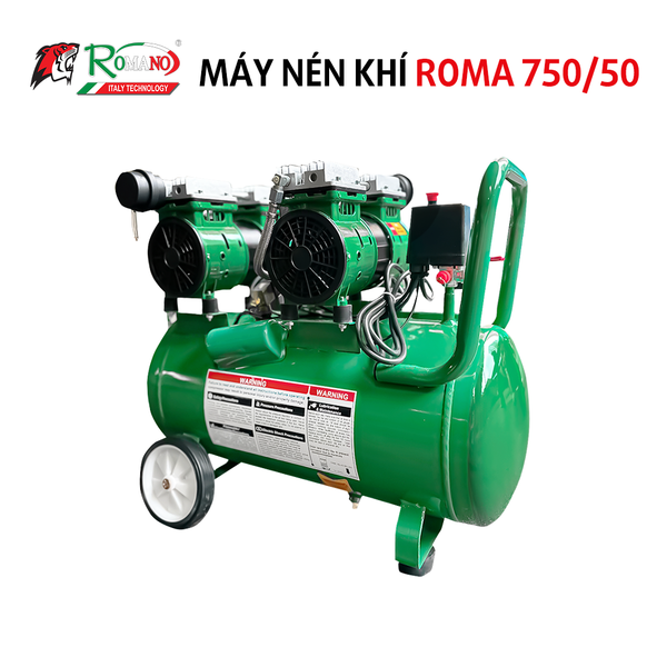 Máy nén khí không dầu ROMANO ROMA750/50