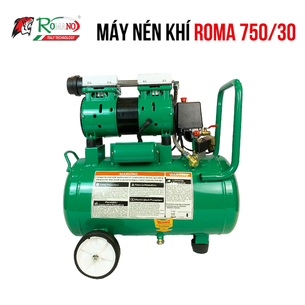 Máy nén khí không dầu ROMANO ROMA750/30
