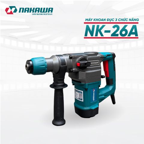Máy khoan đục 3 chức năng NAKAWA NK-26A