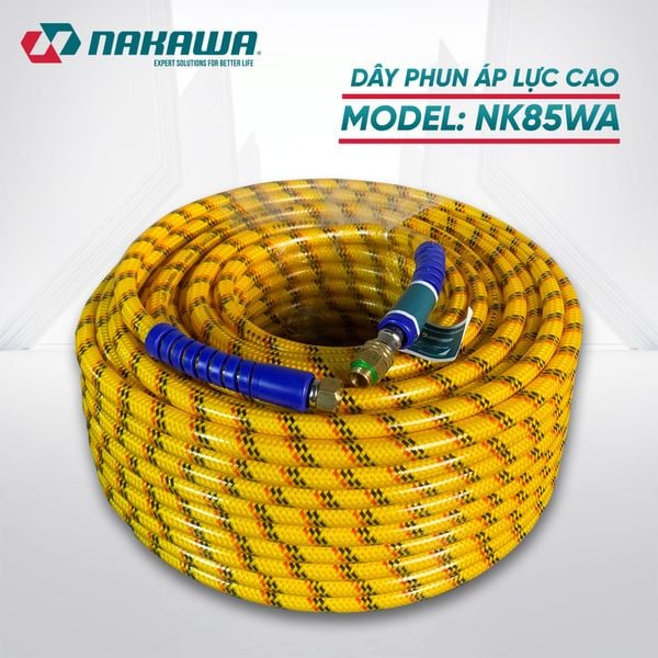 Dây phun áp lực cao NAKAWA NK85WA (các kích thước 10, 15, 20, 50m)