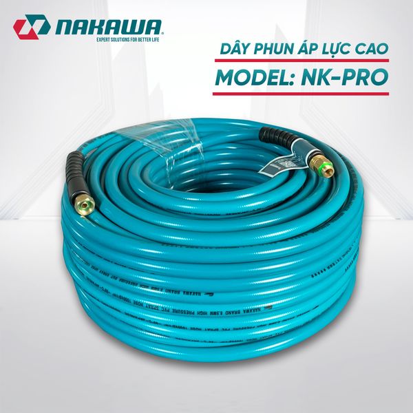Dây phun áp lực cao NAKAWA NK-PRO (các kích thước 10, 15, 20, 50m)