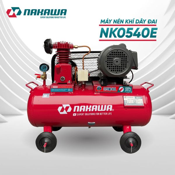 Máy Nén Khí Dây Đai NAKAWA NK0540E