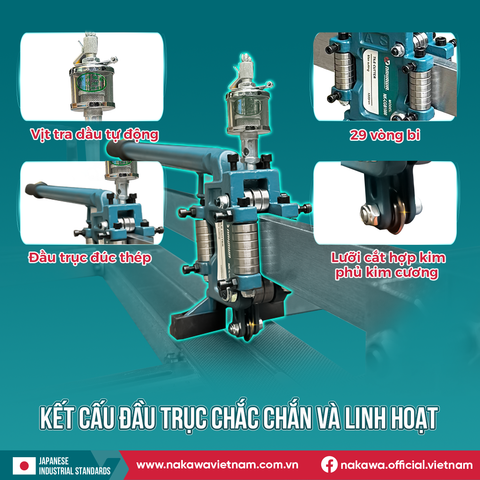Máy cắt gạch bàn đẩy tay NAKAWA NK-CGB800