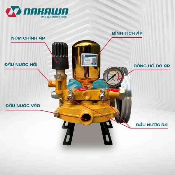 Đầu phun áp lực NAKAWA NK348SU