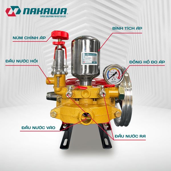 Đầu phun áp lực NAKAWA NK3058
