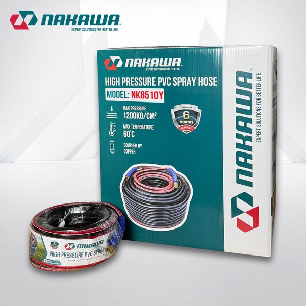 Dây phun áp lực cao NAKAWA NK85Y (các kích thước 10, 15, 20, 50m)