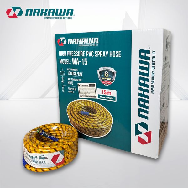 Dây phun áp lực cao NAKAWA NK-WA (các kích thước 10, 15, 20, 50m)