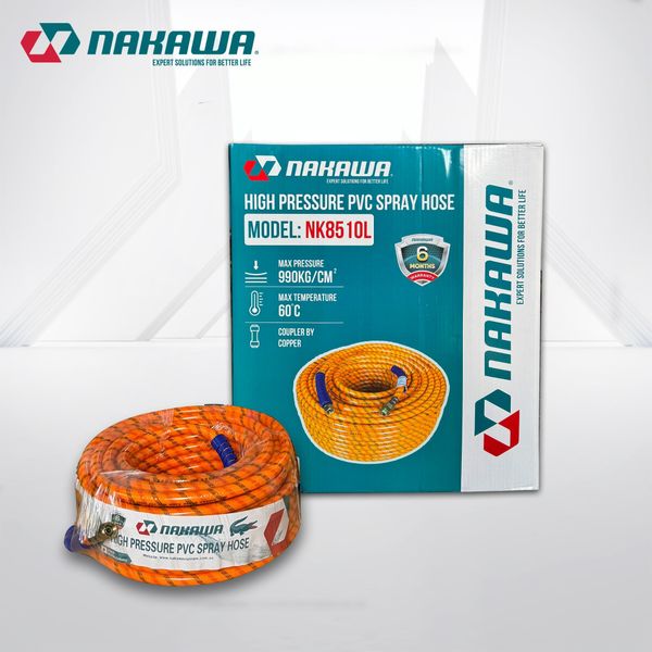Dây phun áp lực cao NAKAWA NK85L (các kích thước 10, 15, 20, 50m)