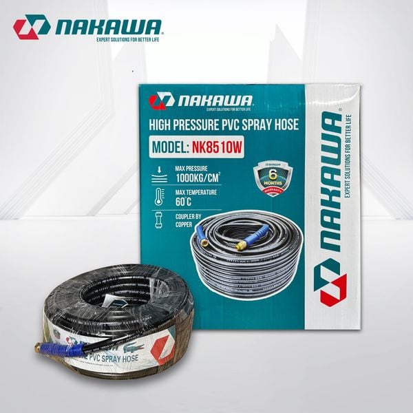 Dây phun áp lực cao NAKAWA NK85W (các kích thước 10, 15, 20, 50m)
