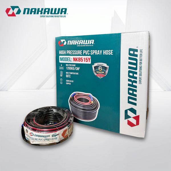 Dây phun áp lực cao NAKAWA NK85Y (các kích thước 10, 15, 20, 50m)