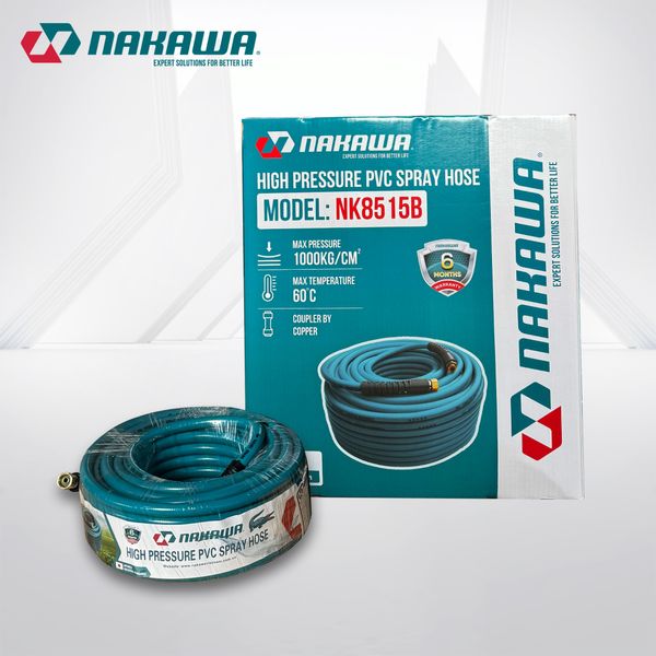 Dây phun áp lực cao NAKAWA NK85B (các kích thước 10, 15, 20, 50m)