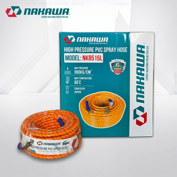 Dây phun áp lực cao NAKAWA NK85L (các kích thước 10, 15, 20, 50m)