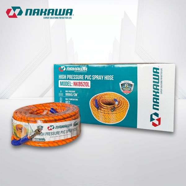 Dây phun áp lực cao NAKAWA NK85L (các kích thước 10, 15, 20, 50m)