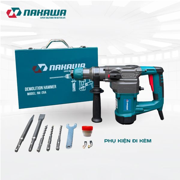 Máy khoan đục 3 chức năng NAKAWA NK-26A