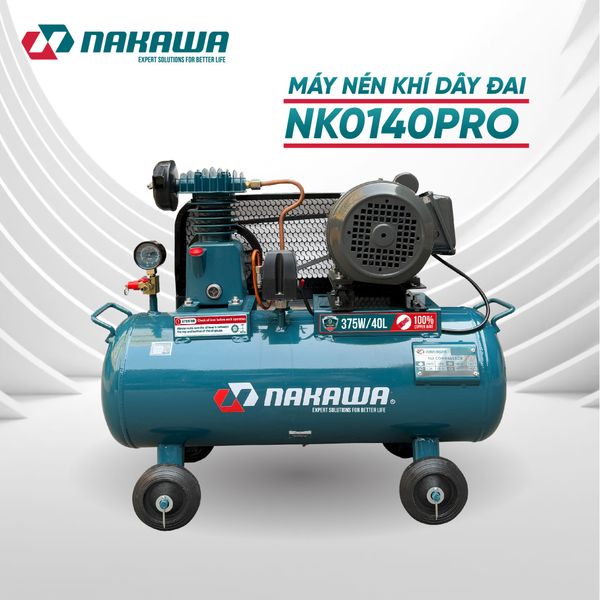 Máy Nén Khí Dây Đai NAKAWA NK0140PRO