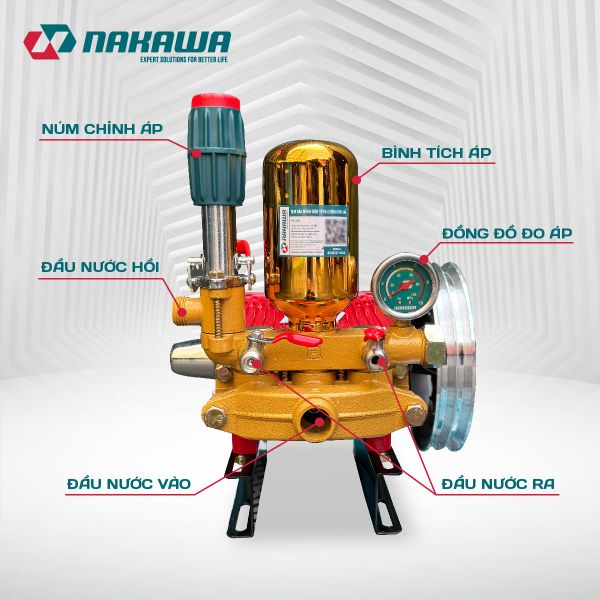 Đầu phun áp lực NAKAWA NK2245