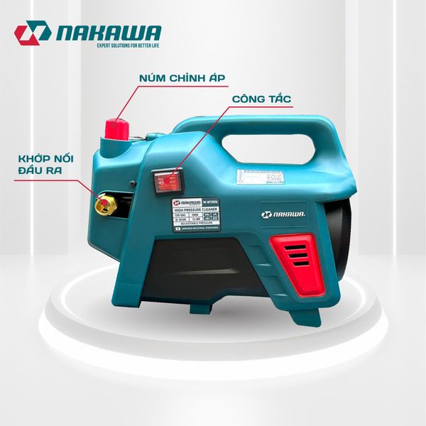 Máy phun áp lực NAKAWA NK-MP2900A (có chỉnh áp)
