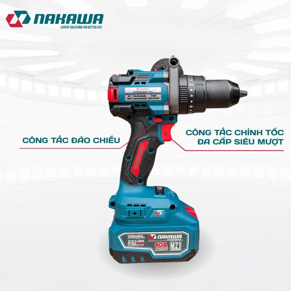 Máy khoan pin 3 chức năng NAKAWA NK-K16013PRO